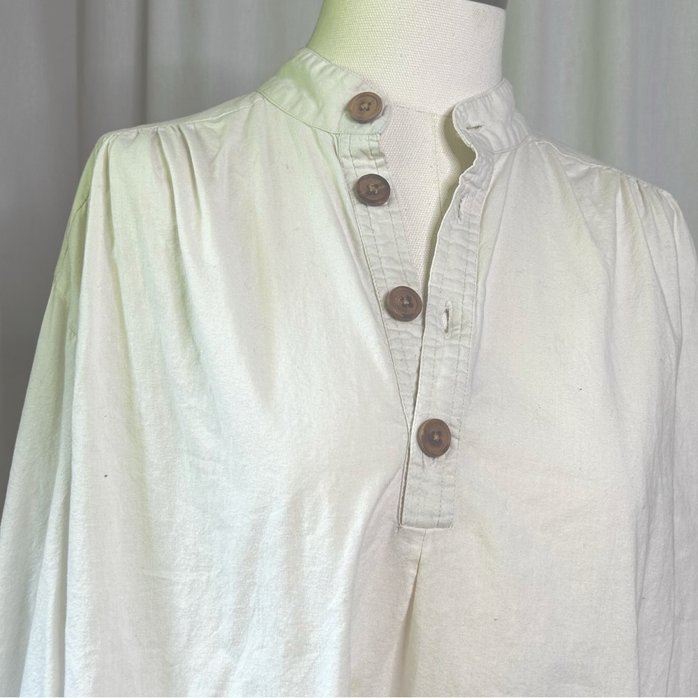 J peterman 100% cotton tunic top